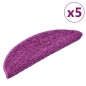 Tappetini per Scale 5 pz 56x17x3 cm Viola Tappetini per Scale 5 pz 56x17x3 cm Viola