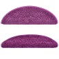 Tappetini per Scale 5 pz 56x17x3 cm Viola Tappetini per Scale 5 pz 56x17x3 cm Viola