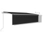 vidaXL Tenda Sole Retrattile Automatica Parasole 5x3 m Antracite vidaXL Tenda Sole Retrattile Automatica Parasole 5x3 m Antracite