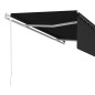 vidaXL Tenda Sole Retrattile Automatica Parasole 5x3 m Antracite vidaXL Tenda Sole Retrattile Automatica Parasole 5x3 m Antracite