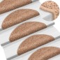Tappetini per Scale 10 pz 56x17x3 cm Beige
