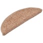 Tappetini per Scale 10 pz 56x17x3 cm Beige