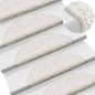 Tappetini per Scale 15 pz Bianchi 56x17x3 cm Tappetini per Scale 15 pz Bianchi 56x17x3 cm
