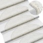 Tappetini per Scale 15 pz Bianchi 65x21x4 cm Tappetini per Scale 15 pz Bianchi 65x21x4 cm