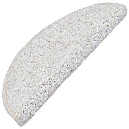 Tappetini per Scale 15 pz Bianchi 65x21x4 cm