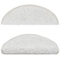 Tappetini per Scale 15 pz Bianchi 65x21x4 cm Tappetini per Scale 15 pz Bianchi 65x21x4 cm