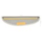 Tappetini per Scale 15 pz Bianchi 65x21x4 cm Tappetini per Scale 15 pz Bianchi 65x21x4 cm