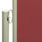 Tenda Laterale Retrattile per Patio 140x300 cm Rossa Tenda Laterale Retrattile per Patio 140x300 cm Rossa