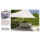 ProGarden Telo Parasole 3x3x3 m Crema Triangolo ProGarden Telo Parasole 3x3x3 m Crema Triangolo