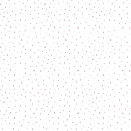 Noordwand Carta da Parati Mondo baby Confetti Dots Bianco, Rosa, Beige