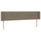 Testiera ad Orecchio Tortora 163x16x78/88 cm in Tessuto Testiera ad Orecchio Tortora 163x16x78/88 cm in Tessuto