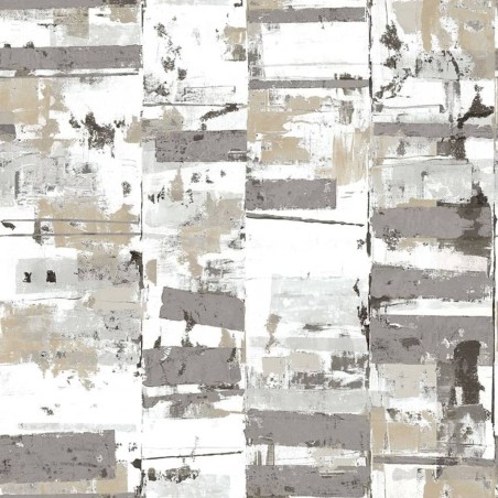 Noordwand Parati Friends & Coffee Industrial Weathered Metallico Beige