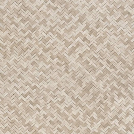 Noordwand Carta da Parati Botanica Rattan Wickerwork Marrone e Beige