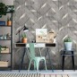 DUTCH WALLCOVERINGS Carta da Parati Onyx Grigio Scuro DUTCH WALLCOVERINGS Carta da Parati Onyx Grigio Scuro
