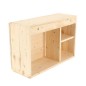 Esschert Design Mobile Bar a Muro con Mensola Ribaltabile M Naturale Esschert Design Mobile Bar a Muro con Mensola Ribaltabile M Naturale