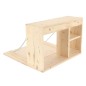 Esschert Design Mobile Bar a Muro con Mensola Ribaltabile M Naturale Esschert Design Mobile Bar a Muro con Mensola Ribaltabile M Naturale