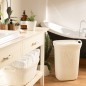 Curver Cesto Portabiancheria Knit 40 L Bianco Crema Curver Cesto Portabiancheria Knit 40 L Bianco Crema
