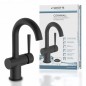 SCHÜTTE Miscelatore Lavabo CORNWALL con Maniglia Laterale Nero Opaco SCHÜTTE Miscelatore Lavabo CORNWALL con Maniglia Laterale Nero Opaco
