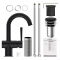 SCHÜTTE Miscelatore Lavabo CORNWALL con Maniglia Laterale Nero Opaco SCHÜTTE Miscelatore Lavabo CORNWALL con Maniglia Laterale Nero Opaco