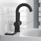 SCHÜTTE Miscelatore Lavabo CORNWALL con Maniglia Laterale Nero Opaco SCHÜTTE Miscelatore Lavabo CORNWALL con Maniglia Laterale Nero Opaco