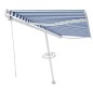 vidaXL Tenda Retrattile Automatica 500x300 cm Arancione Marrone vidaXL Tenda Retrattile Automatica 500x300 cm Arancione Marrone