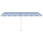 vidaXL Tenda Retrattile Automatica 500x300 cm Arancione Marrone vidaXL Tenda Retrattile Automatica 500x300 cm Arancione Marrone