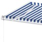 vidaXL Tenda Retrattile Automatica 500x300 cm Arancione Marrone vidaXL Tenda Retrattile Automatica 500x300 cm Arancione Marrone