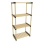 Storage solutions Scarpiera con 4 Ripiani in Legno 49x28x92,5 cm Storage solutions Scarpiera con 4 Ripiani in Legno 49x28x92,5 cm
