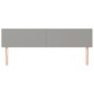 Testiera 2 pz Grigio Chiaro 90x5x78/88 cm in Tessuto Testiera 2 pz Grigio Chiaro 90x5x78/88 cm in Tessuto