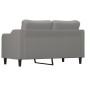 vidaXL Divano a 2 Posti Grigio Scuro 140 cm in Tessuto vidaXL Divano a 2 Posti Grigio Scuro 140 cm in Tessuto