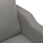 vidaXL Divano a 2 Posti Grigio Scuro 140 cm in Tessuto vidaXL Divano a 2 Posti Grigio Scuro 140 cm in Tessuto