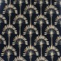 DUTCH WALLCOVERINGS Carta da Parati Palm Palace Nero e Oro
