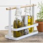 HI Scaffale da Cucina 30x10x20 cm Bianco HI Scaffale da Cucina 30x10x20 cm Bianco