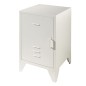Vipack Comodino Bronxx con Anta Bianco Opaco in Metallo Vipack Comodino Bronxx con Anta Bianco Opaco in Metallo