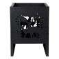 Esschert Design Braciere Quadrato con Fantasia Cervo Esschert Design Braciere Quadrato con Fantasia Cervo