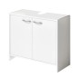 FMD Armadietto da Bagno Sottolavabo 63,7x28,1x55 cm Bianco FMD Armadietto da Bagno Sottolavabo 63,7x28,1x55 cm Bianco