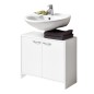 FMD Armadietto da Bagno Sottolavabo 63,7x28,1x55 cm Bianco FMD Armadietto da Bagno Sottolavabo 63,7x28,1x55 cm Bianco