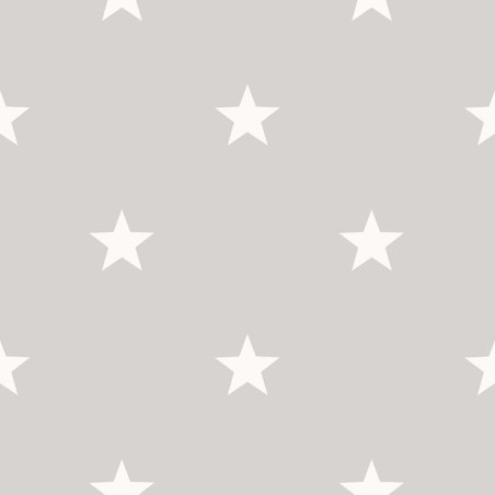 Noordwand Carta Parati Friends & Coffee Little Stars Grigio e Bianco