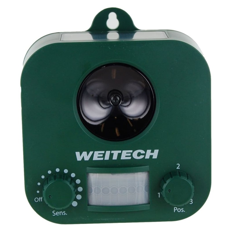 WEITECH Repellente per Parassiti a Energia Solare da Giardino 50 m² WEITECH Repellente per Parassiti a Energia Solare da Giardino 50 m²