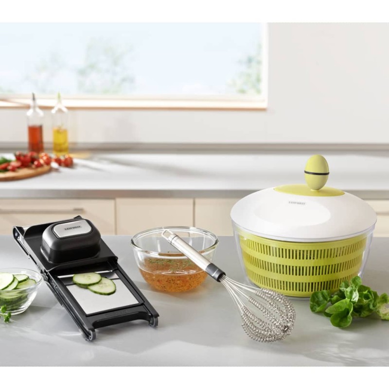 Leifheit Centrifuga per Insalata Trend 4 L Bianca e Verde Leifheit Centrifuga per Insalata Trend 4 L Bianca e Verde