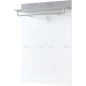 Germania Pannello Appendiabiti Topix 96x29x147 cm Bianco e Cemento Germania Pannello Appendiabiti Topix 96x29x147 cm Bianco e Cemento