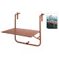ProGarden Tavolo da Balcone Terracotta Opaco ProGarden Tavolo da Balcone Terracotta Opaco