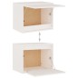 vidaXL Mobili Porta TV 4 pz Bianchi in Legno Massello di Pino vidaXL Mobili Porta TV 4 pz Bianchi in Legno Massello di Pino