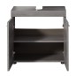 Trendteam Unità Lavabo Runner Argento Fumé Trendteam Unità Lavabo Runner Argento Fumé