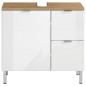 Germania Mobile Sottolavabo GW-Mauresa 60x34x56 cm Bianco e Rovere Germania Mobile Sottolavabo GW-Mauresa 60x34x56 cm Bianco e Rovere
