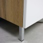 Germania Mobile Sottolavabo GW-Mauresa 60x34x56 cm Bianco e Rovere Germania Mobile Sottolavabo GW-Mauresa 60x34x56 cm Bianco e Rovere