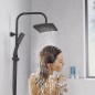 SCHÜTTE Set Soffione Doccia MALLORCA Nero Opaco SCHÜTTE Set Soffione Doccia MALLORCA Nero Opaco