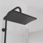 SCHÜTTE Set Soffione Doccia MALLORCA Nero Opaco SCHÜTTE Set Soffione Doccia MALLORCA Nero Opaco