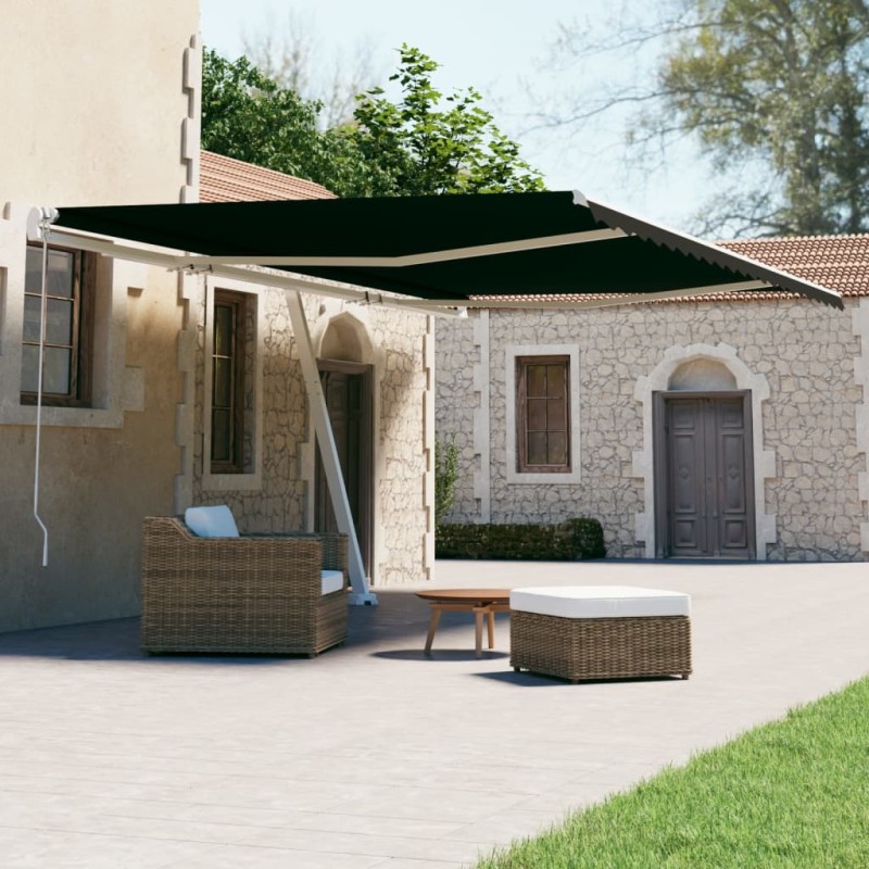 vidaXL Tenda Sole Retrattile Automatica 500x300 cm Antracite vidaXL Tenda Sole Retrattile Automatica 500x300 cm Antracite