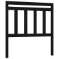 Testiera Letto Nera 81x4x100 cm in Legno Massello di Pino Testiera Letto Nera 81x4x100 cm in Legno Massello di Pino
